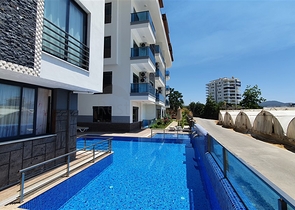 Neue stilvolle 1+1-Wohnung im Stadtteil Mahmutlar