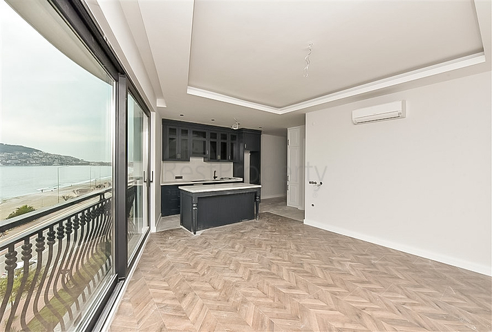 Zweizimmerwohnung im Zentrum von Alanya mit Panoramablick auf das Meer