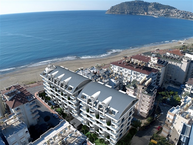 Zweizimmerwohnung im Zentrum von Alanya mit Panoramablick auf das Meer
