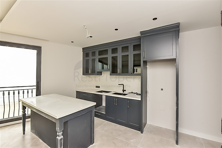 Zweizimmerwohnung im Zentrum von Alanya mit Panoramablick auf das Meer