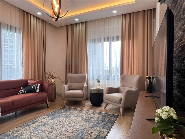 2+1 Wohnung in einem neuen Komplex im Stadtteil Tege, 400 Meter vom Meer entfernt