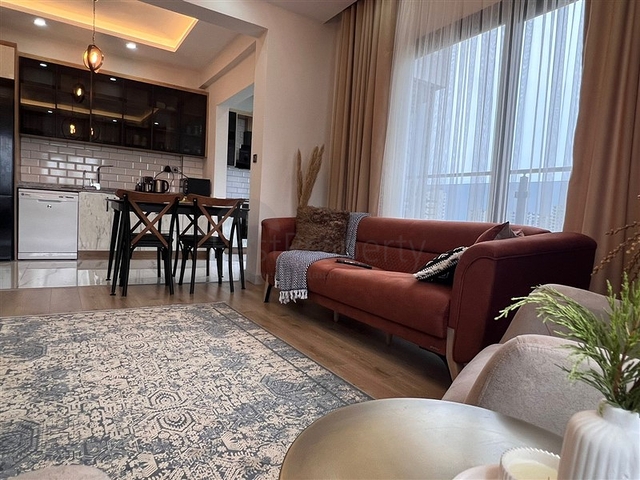 2+1 Wohnung in einem neuen Komplex im Stadtteil Tege, 400 Meter vom Meer entfernt