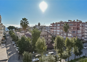 1+1 Wohnung in einem neuen Komplex, nur 200 Meter vom Kleopatra-Strand entfernt