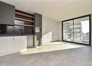 1+1 Wohnung in einem neuen Komplex, nur 200 Meter vom Kleopatra-Strand entfernt