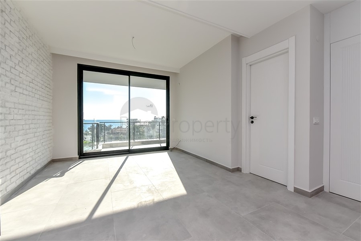 1+1-Wohnung in 200 m Entfernung vom Kleopatra-Strand mit Meerblick