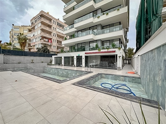 1+1-Wohnung in 200 m Entfernung vom Kleopatra-Strand mit Meerblick