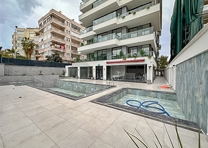 1+1-Wohnung in 200 m Entfernung vom Kleopatra-Strand mit Meerblick