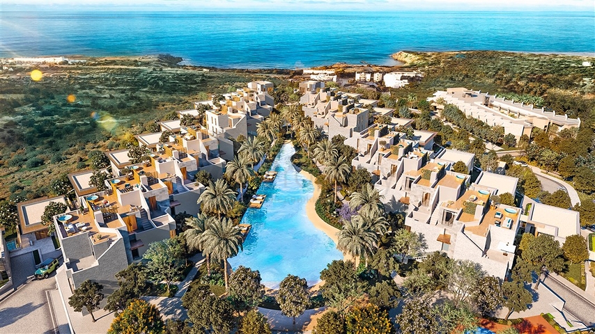 Großprojekt in der Nähe von Esentepe mit Panoramablick auf das Meer 