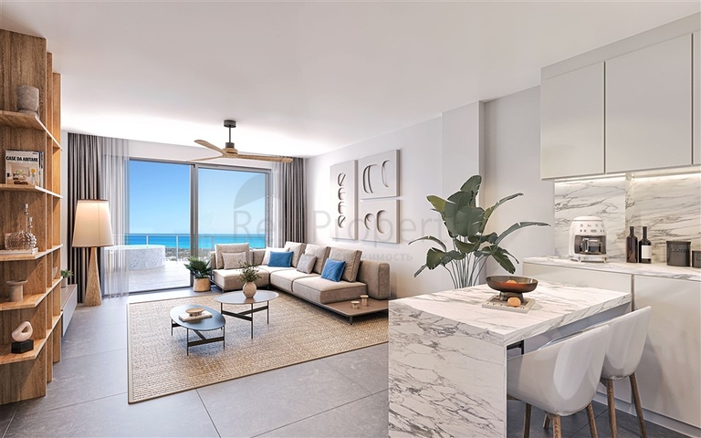 Großprojekt in der Nähe von Esentepe mit Panoramablick auf das Meer 