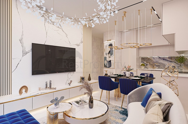 2+1 Wohnung in einem Premium-Komplex im Zentrum von Alanya 