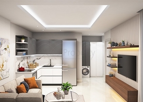 1+1 Wohnungen in einem neuen Komplex in der Nähe von Kleopatra Beach