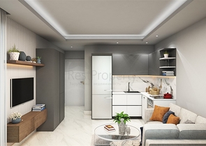 1+1 Wohnungen in einem neuen Komplex in der Nähe von Kleopatra Beach