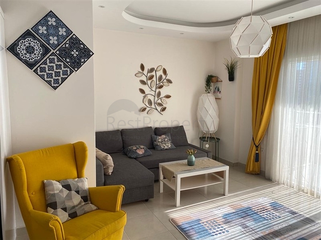 1+1 möblierte Wohnung in Mahmutlar