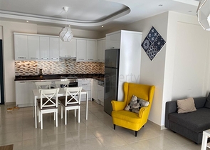 1+1 möblierte Wohnung in Mahmutlar