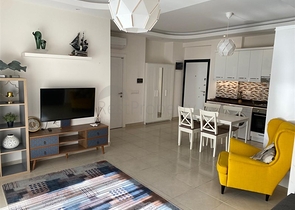 1+1 möblierte Wohnung in Mahmutlar