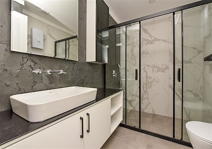 1+1 Wohnung in einem neuen Komplex, nur 200 Meter vom Kleopatra-Strand entfernt