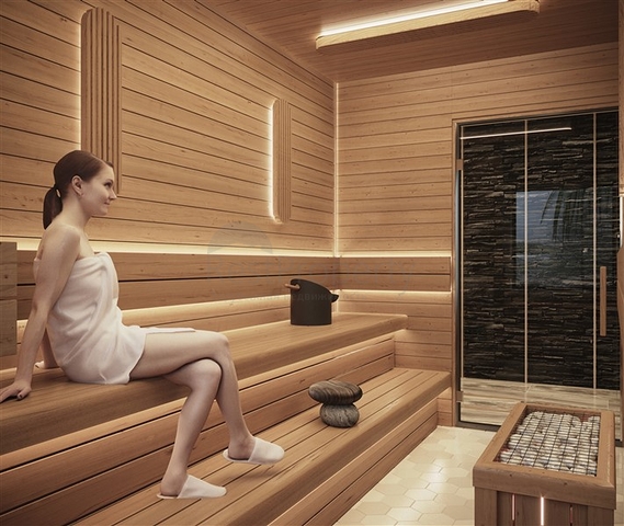 1+1 Wohnung im grünen Viertel von Avsallar