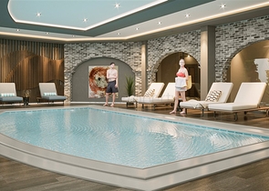 1+1 Wohnung im grünen Viertel von Avsallar