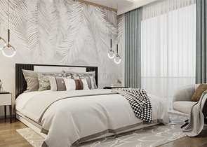 1+1 Wohnung im grünen Viertel von Avsallar