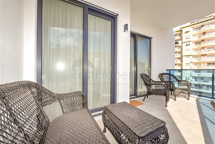 1+1 Wohnung in einem Luxus-Komplex im Zentrum von Alanya