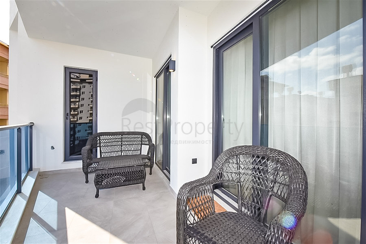 1+1 Wohnung in einem Luxus-Komplex im Zentrum von Alanya