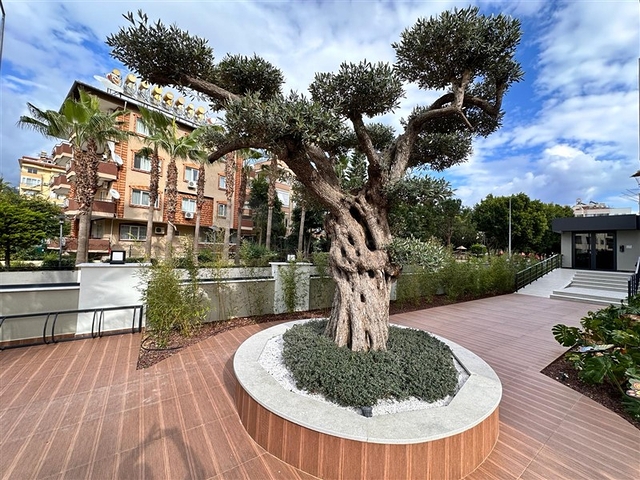 1+1 Wohnung in einem neuen Komplex nur 400 m vom Meer entfernt im Zentrum von Alanya 