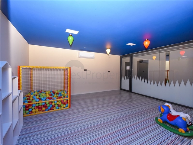 1+1 Wohnung in einem neuen Komplex nur 400 m vom Meer entfernt im Zentrum von Alanya 