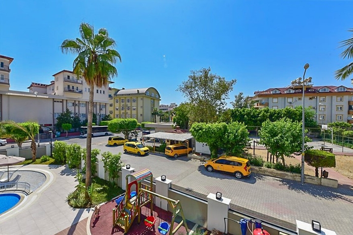 1+1 Wohnung in einem neuen Komplex nur 400 m vom Meer entfernt im Zentrum von Alanya 