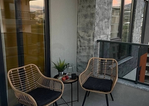 1+1 Wohnung in einer neuen Wohnanlage im Zentrum von Mahmutlar