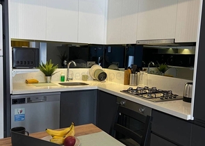 1+1 Wohnung in einer neuen Wohnanlage im Zentrum von Mahmutlar