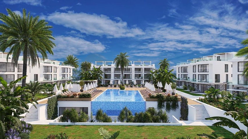 1+1 Wohnung in einem einzigartigen Projekt in Nordzypern