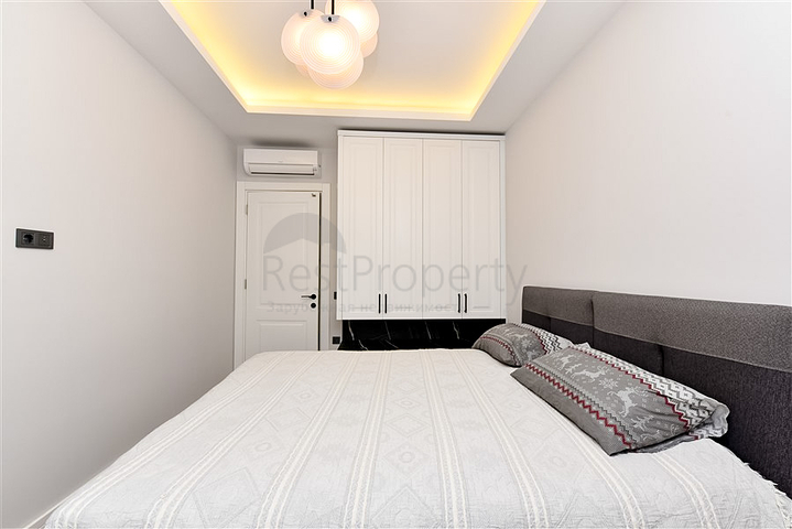 Zweizimmerwohnung am Meer in einem schicken Komplex