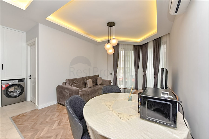 Zweizimmerwohnung am Meer in einem schicken Komplex