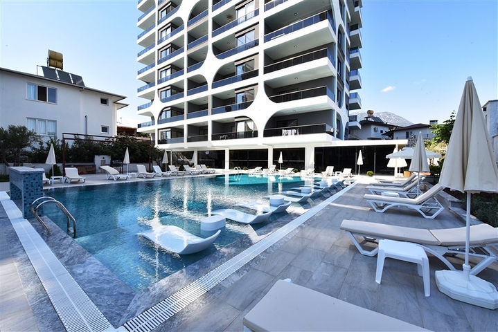 Möblierte Zweizimmerwohnung im Stadtteil Mahmutlar