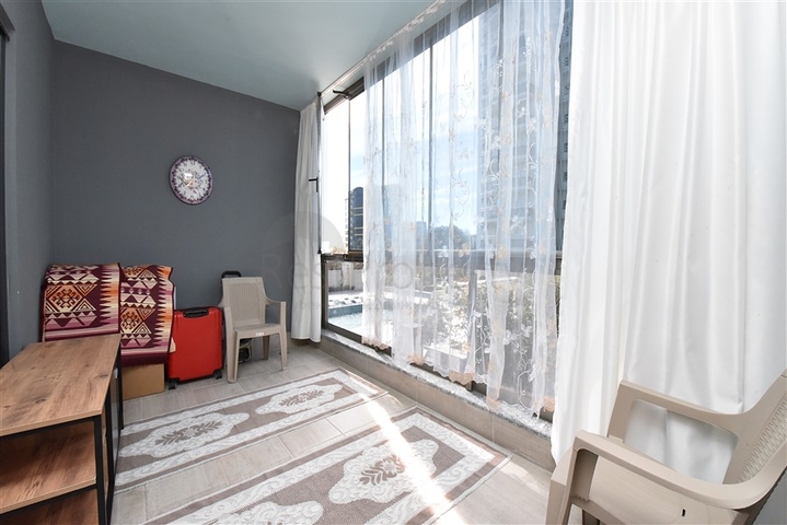 Möblierte Zweizimmerwohnung im Stadtteil Mahmutlar