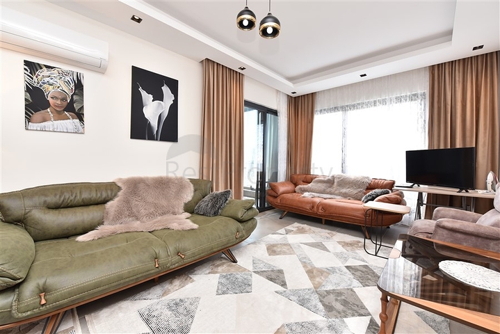 Möblierte Zweizimmerwohnung im Stadtteil Mahmutlar