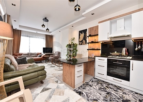 Möblierte Zweizimmerwohnung im Stadtteil Mahmutlar