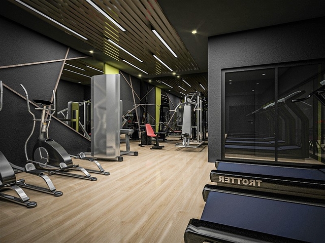 1+1 Wohnung in einem neuen Komplex im Stadtteil Avsallar