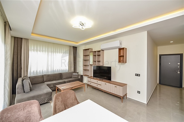 Dreizimmerwohnung im Stadtteil Mahmutlar mit Blick auf die Berge