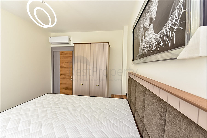 Dreizimmerwohnung im Stadtteil Mahmutlar mit Blick auf die Berge