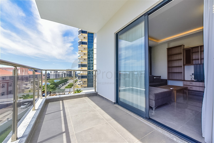 Dreizimmerwohnung im Stadtteil Mahmutlar mit Blick auf die Berge