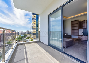 Dreizimmerwohnung im Stadtteil Mahmutlar mit Blick auf die Berge