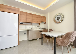 Dreizimmerwohnung im Stadtteil Mahmutlar mit Blick auf die Berge