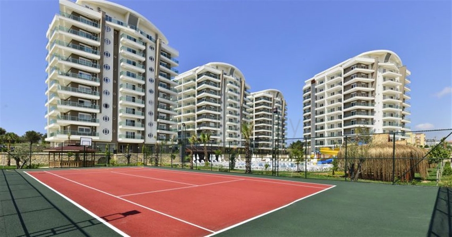 1+1 möblierte Wohnung in Avsallar