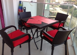 1+1 möblierte Wohnung in Avsallar