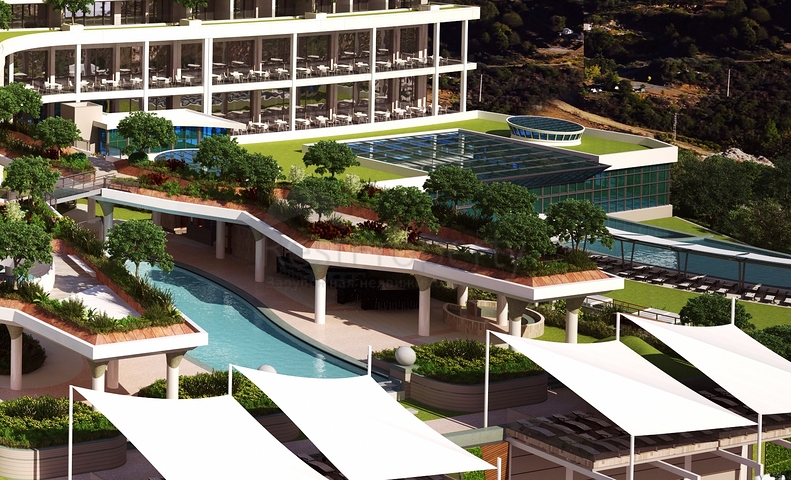 Wohnung 1+1 in einem Komplex des Hotelkonzepts.