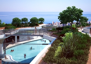 Wohnung 1+1 in einem Komplex des Hotelkonzepts.