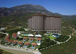 Wohnung 1+1 in einem Komplex des Hotelkonzepts.