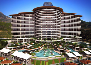 Wohnung 1+1 in einem Komplex des Hotelkonzepts.