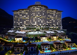 Wohnung 1+1 in einem Komplex des Hotelkonzepts.